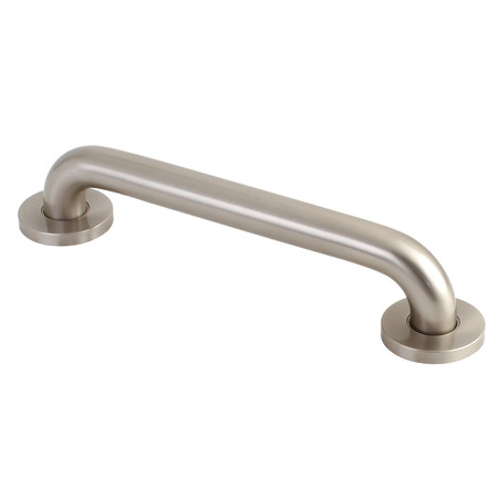 MERIDIAN 14-13/16" L, Contemporary, Solid Brass, Grab Bar, Brushed Nickel DR514128